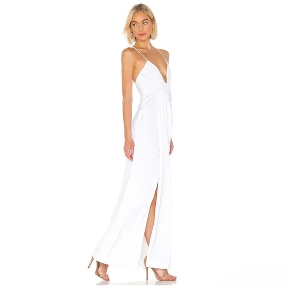 NWOT REVOLVE LOVERS & FRIENDS Anyssa Gown White S - Picture 3 of 12